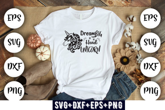 Dream Big - Unicorn Head: A Magical Embroidery Design