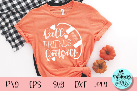 Fall Friends Football Svg: A Versatile T-Shirt Design Graphics