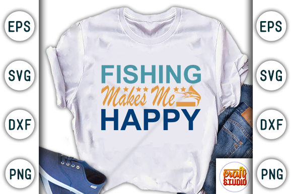Fishing Svg Design: A Happy Embroidery Choice