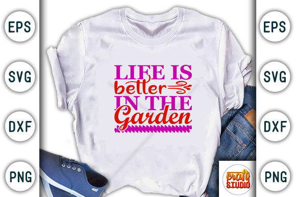Garden Svg Design: Perfect for T-Shirt Graphics