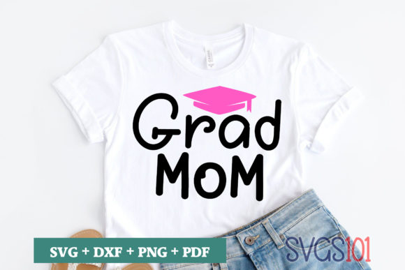 Grad Mom SVG: A Versatile Graphic for T-Shirt Designs
