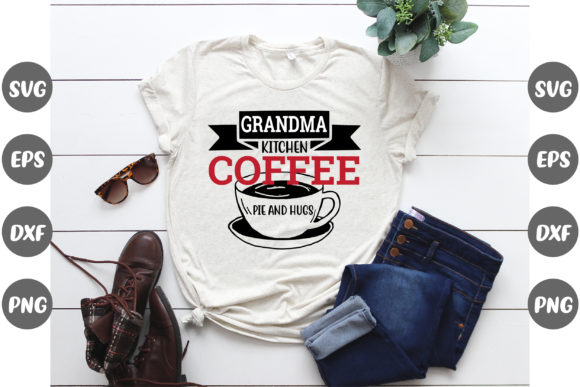 Grandma Kitchen Coffee Graphics for T-Shirt Designs