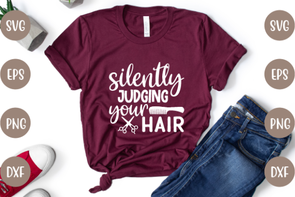 Hairdrsser Design for T-Shirt Graphics