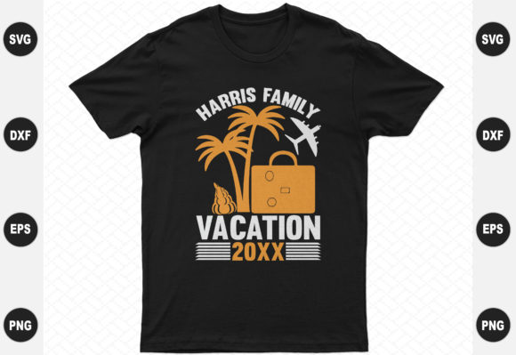 Harris Family Vacation Design: Perfect for Graphics and T-Shirt Designs