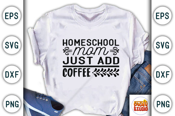 Homeschool Mom Svg Design: Perfect for T-Shirt Graphics