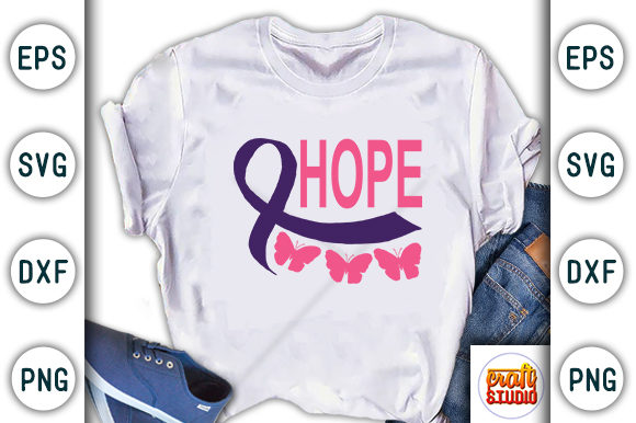 Hopeful Graphics: Breast Cancer Svg Design for T-Shirts