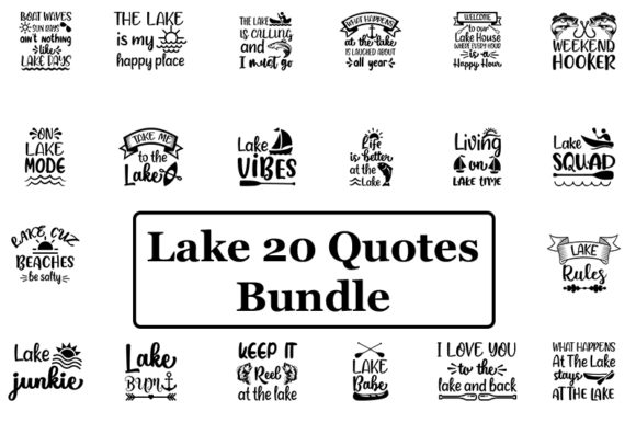 Lake 20 Quotes Bundle: A Versatile Embroidery Set