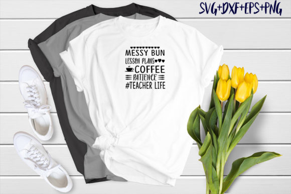 Messy Bun Lesson Plans: A Versatile Graphics & T-Shirt Design Asset