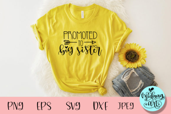 Review: Promoted to Big Sister Svg for T-Shirt Designs