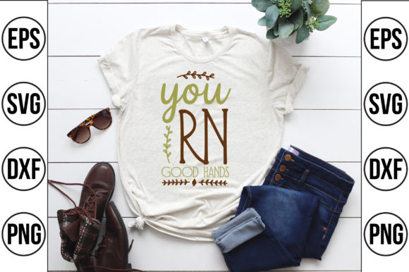 You Rn Good Hands: A Versatile Embroidery Design